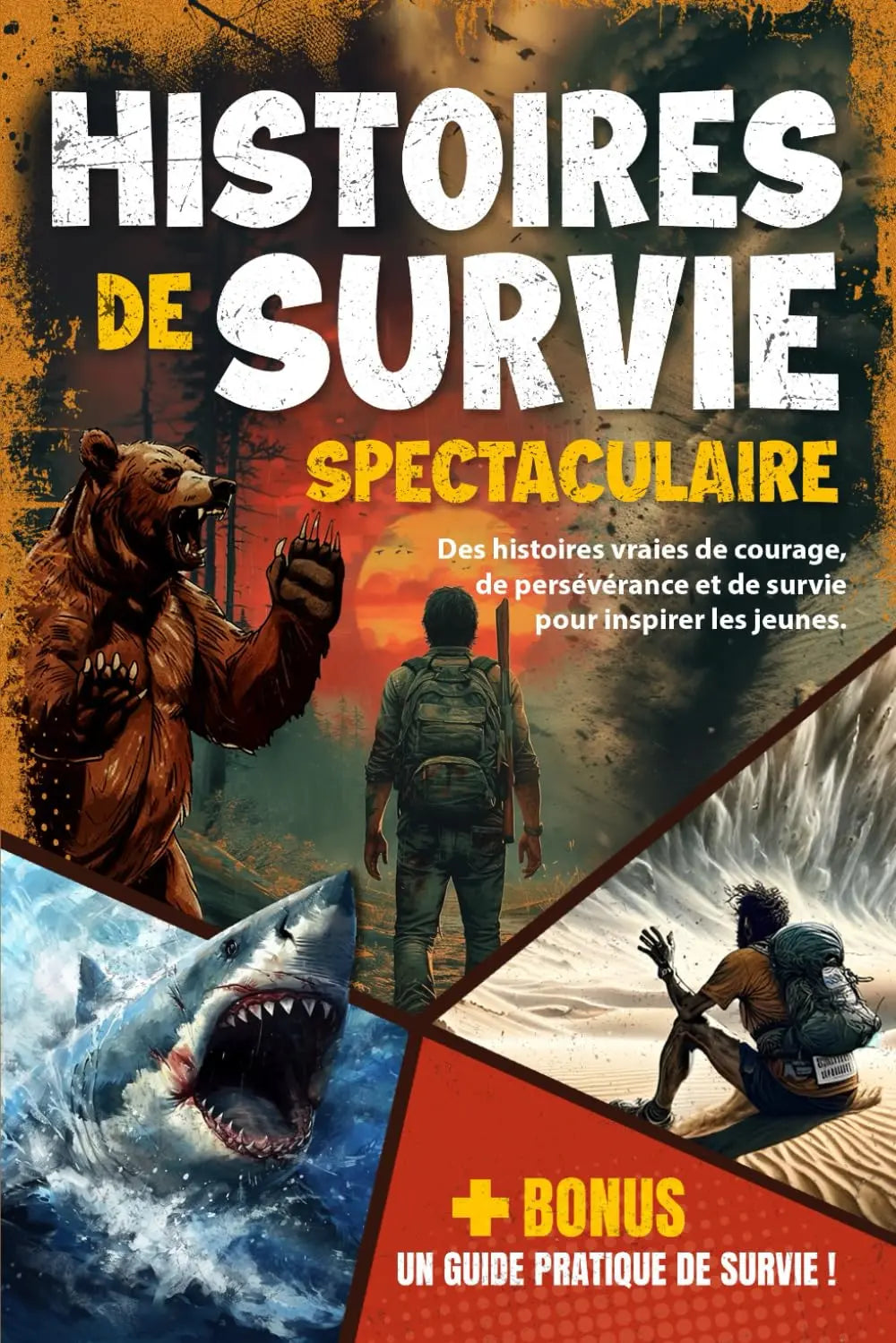 Histoires de survie spectaculaire pour esprits curieux : Des histoires vraies de courage, de persévérance et de survie pour inspirer les jeunes - Enfants et Ados (Originale Educ) defense-zone.com