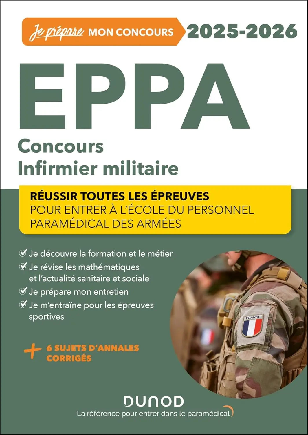 EPPA 2025-2026 - Concours Infirmier militaire : Réussir toutes les épreuves (Antoine Broudin) defense-zone.com