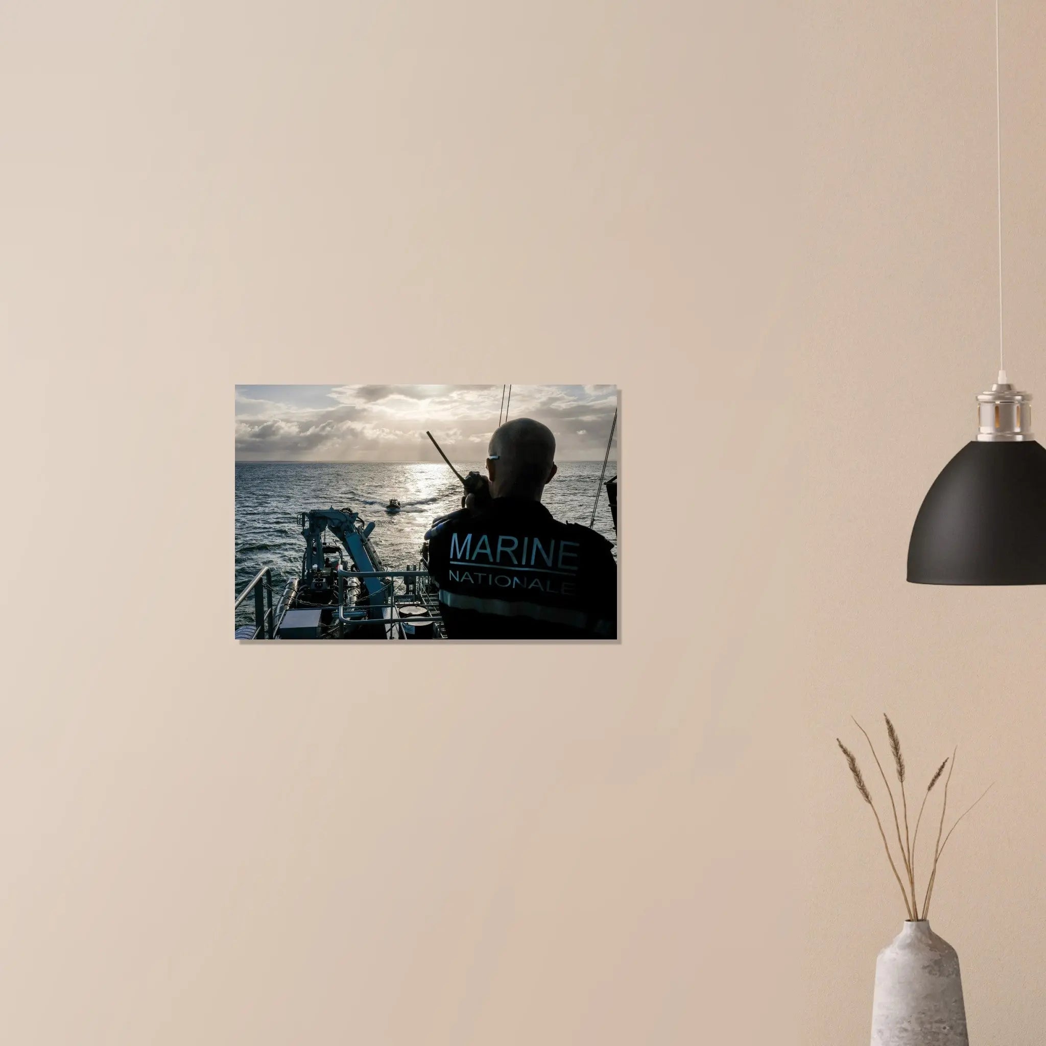 Poster Photo - Guyane - coucher de soleil marine defense-zone.com
