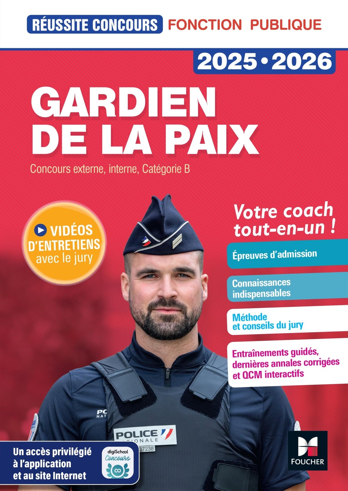 Réussite Concours – Gardien de la paix 2025-2026, préparation complète
