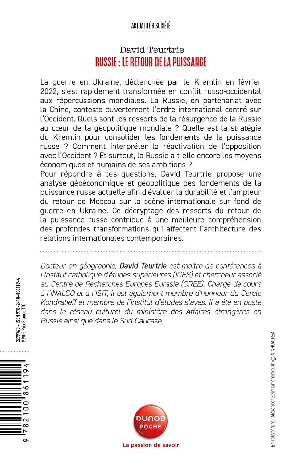 Russie : le retour de la puissance (David Teurtrie) defense-zone.com