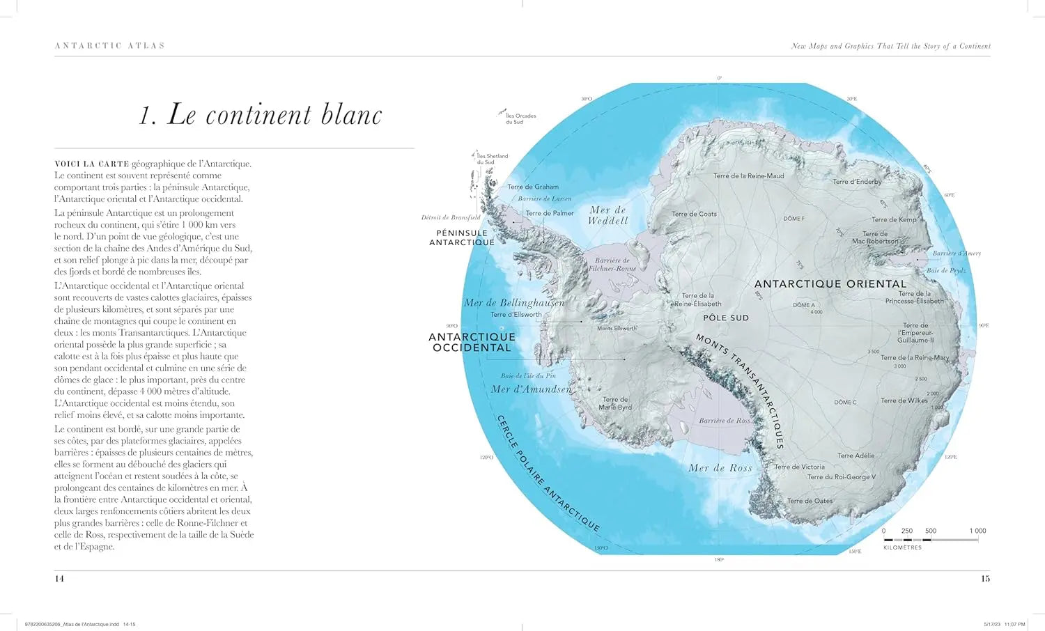 Atlas de l'Antarctique (Peter Fretwell) defense-zone.com