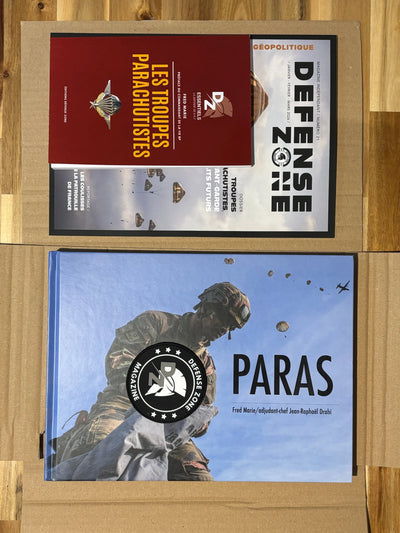 Pack immersion Troupes parachutistes + abonnement Premium – édition limitée (10 exemplaires) defense-zone.com
