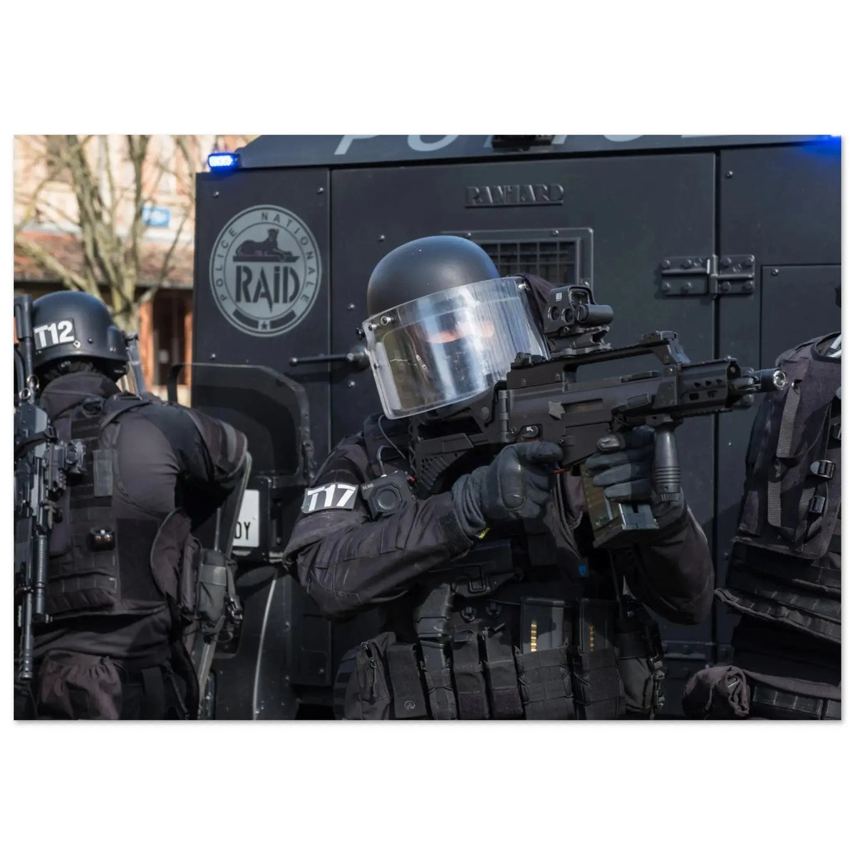 Poster Photo - Opérateur du RAID à l'entraînement - defense-zone.com