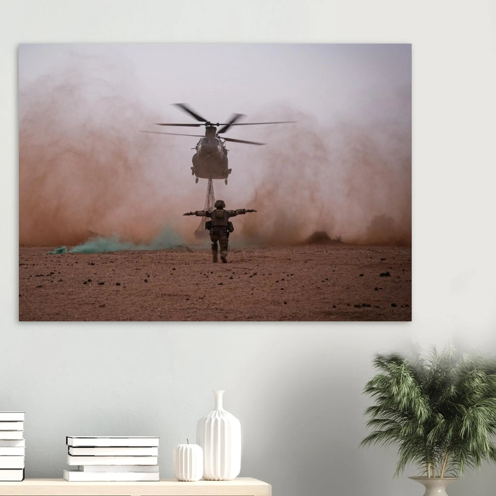 Poster Photo - Un hélicoptère Chinook au Sahel defense-zone.com