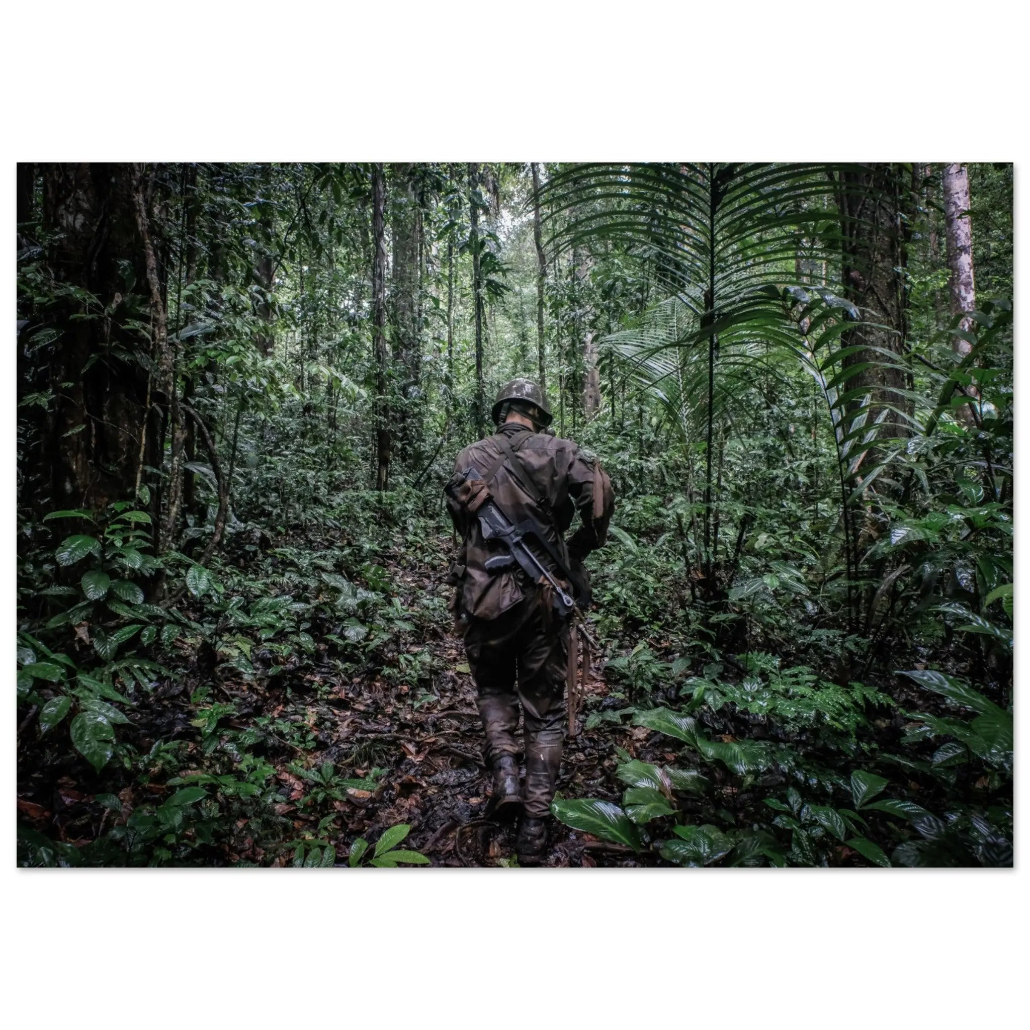 Poster Photo - Patrouille dans la jungle guyanaise avec la Légion étrangère (CEFE) defense-zone.com