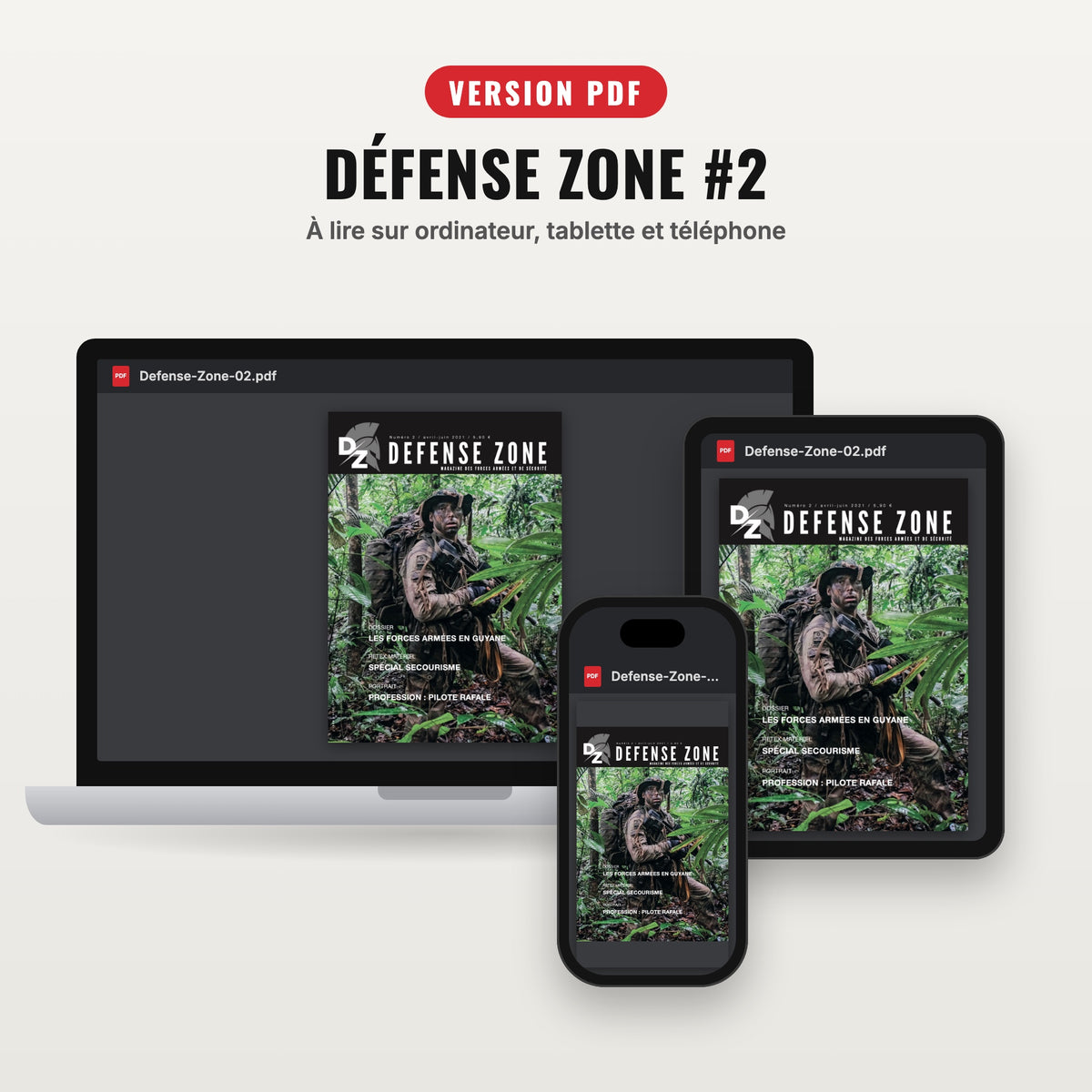 Défense Zone #2 en version PDF sur ordinateur, tablette et téléphone